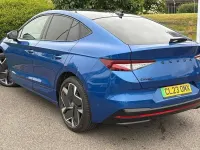 Used Skoda Enyaq iV vRS 219 kW (299 HP) 2023 Race blue metallic SUV