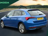 Used Skoda Scala SE L 113 HP (83 kW) 2025 Blue Hatchback