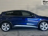 Used Audi Q4 e-tron S-Line 125 kW (170 HP) 2021 Blue SUV