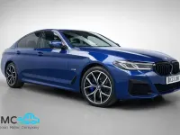 Used BMW 530e M Sport 292 HP (214 kW) 2023 Blue Sedan