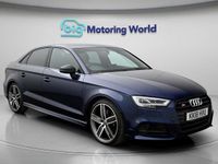 Used Audi S3 Black Edition 310 HP (228 kW) 2018 Blue Sedan