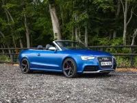 Used Audi RS5 Advanced 450 HP (330 kW) 2015 Blue Cabriolet