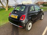 Used Fiat 500 Lounge 69 HP (50 kW) 2018 Black Hatchback