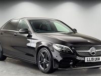 Used Mercedes C200 AMG line 184 HP (135 kW) 2018 Obsidian black Sedan