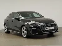 Begagnad Audi A3 S-Line 150 HK (110 kW) 2023 Svart Sedan