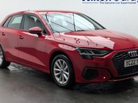 Used Audi A3 Sportback Design 150 HP (110 kW) 2022 Red Hatchback