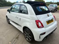 Used Abarth 595C 145 HP (106 kW) 2019 White Cabriolet