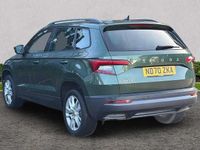 Used Skoda Karoq SE Technology 150 HP (110 kW) 2021 Emerald green metallic SUV