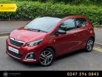 Second-hand Peugeot 108 Allure 71 CP (52 kW) 2019 Roșu Hatchback