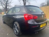 Used BMW 120 Sport Line 184 HP (135 kW) 2018 Black Hatchback