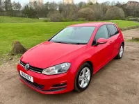 Used VW Golf VII Edition 110 HP (80 kW) 2016 Red Hatchback