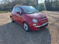 Used Fiat 500 Lounge 69 HP (50 kW) 2011 Red Hatchback