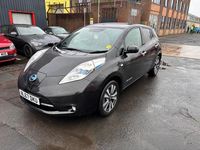Used Nissan Leaf Tekna 80 kW (109 HP) 2017 Black Hatchback
