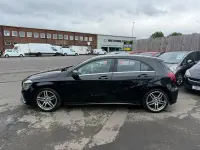 Used Mercedes A200 AMG line 136 HP (100 kW) 2016 Black Hatchback
