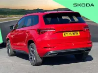 Used Skoda Karoq SportLine 150 HP (110 kW) 2025 Red SUV