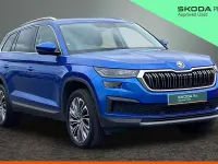 Used Skoda Kodiaq SE L Executive 110 HP (80 kW) 2023 Race blue metallic SUV