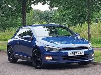 Used VW Scirocco GT 125 HP (91 kW) 2017 Blue Coupe
