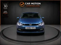 Used VW Polo R-line 110 HP (80 kW) 2016 Blue Hatchback
