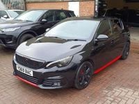 Used Peugeot 308 GT-line 130 HP (95 kW) 2020 Black Hatchback