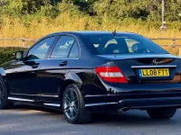 Used Mercedes C200 2008 Black Sedan