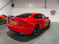 Used Audi A5 Sportback Black Edition 245 HP (180 kW) 2014 Misano red Hatchback