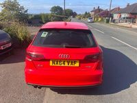 Used Audi A3 S-Line 2014 Red Hatchback