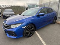 Used Honda Civic SR 126 HP (92 kW) 2018 Blue Hatchback
