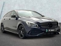 Used Mercedes CLA220 Shooting Brake AMG line 177 HP (130 kW) 2017 Blue Estate