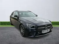 Used Mercedes E200 AMG line 200 HP (147 kW) 2023 Blue Estate