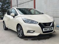 Used Nissan Micra N-Connecta 2017 White Hatchback
