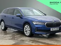 Used Skoda Superb SE L 110 HP (80 kW) 2025 Cobalt blue metallic Estate