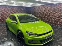 Begagnad VW Scirocco R-line 184 HK (135 kW) 2016 Grön Sportkupé