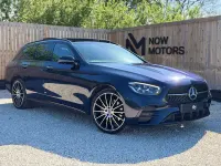 Usado Mercedes E300 AMG line 2023 Azul Carrinha