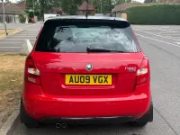 Used Skoda Fabia Sport 2009 Red Hatchback
