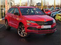 Used Skoda Karoq SportLine 147 HP (108 kW) 2019 Red SUV