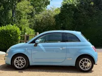 Used Fiat 500 Lounge 85 HP (62 kW) 2011 Blue Hatchback