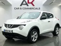 Used Nissan Juke Visia 117 HP (86 kW) 2012 White SUV