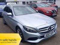 Begagnad Mercedes C200 Premium 2017 Silver Kombi