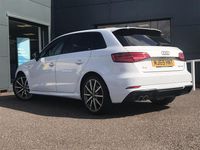 Used Audi A3 Sportback Black Edition 150 HP (110 kW) 2019 White Hatchback