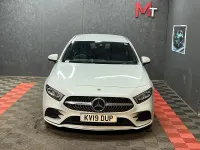 Used Mercedes A180 AMG line 136 HP (100 kW) 2019 White Hatchback