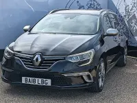 Used Renault Mégane GT Line GT-Line 2018 Black Estate