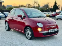 Used Fiat 500 Lounge 69 HP (50 kW) 2013 Red Hatchback