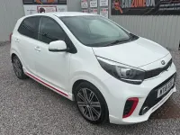 Used Kia Picanto GT-Line 84 HP (61 kW) 2018 White Hatchback