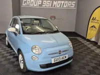 Used Fiat 500 69 HP (50 kW) 2013 Blue Hatchback