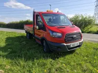 Begagnad Ford Transit 2018 Röd Pickup