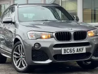 Begagnad BMW X3 M Sport 190 HK (139 kW) 2015 Grå SUV
