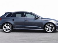 Used Audi A3 Sportback S-Line 125 HP (91 kW) 2015 Grey Hatchback