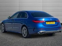 Used Mercedes C200 AMG line 221 HP (162 kW) 2025 Blue Sedan