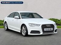 Begagnad Audi A6 S-Line 320 HK (235 kW) 2016 Vit Sedan