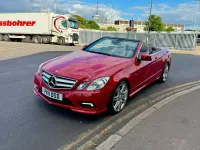 Used Mercedes E350 2011 Red Cabriolet